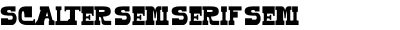 Scalter Semi Serif Semi Condensed